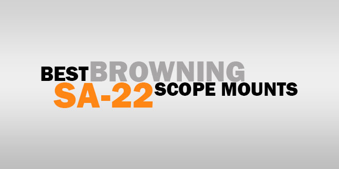 Best Browning SA 22 Scope Mounts